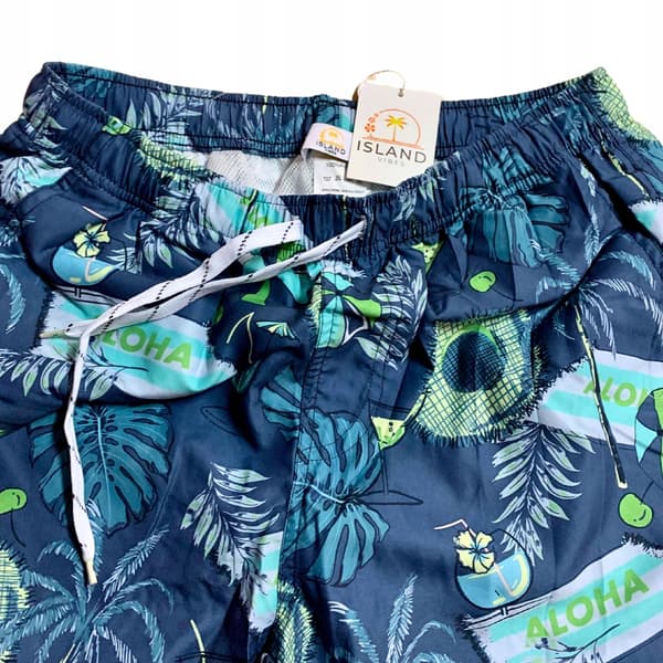 hawaiianske junior badeshorts net slim L
