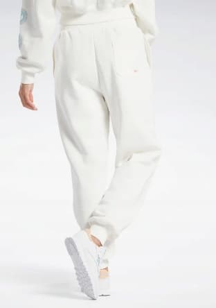 REEBOK HVIDE SWEATPANTS TIL DAME M 0A9B6_A* BAGGRUNDE