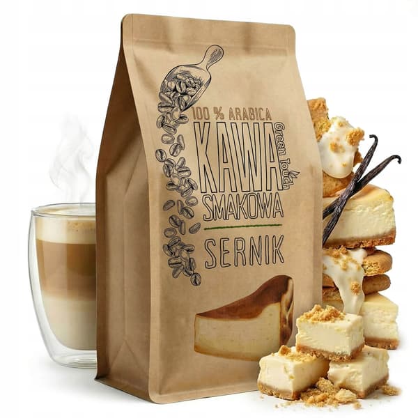Kaffebønner med cheesecake-smag 250 g Green Touch