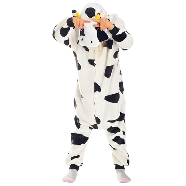 Kigurumi-pyjamas med ko, 115-125 cm