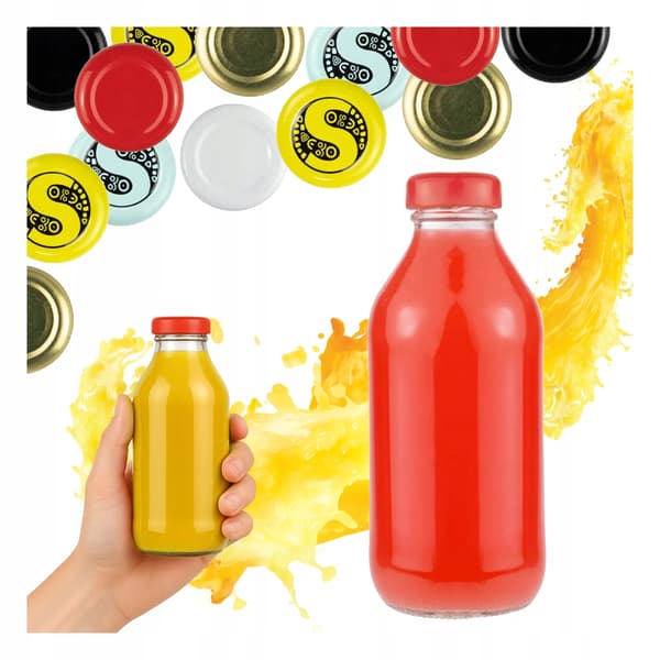 Juiceflaska, juicesirap, juiceflaskor 330ml + LOCK fi33