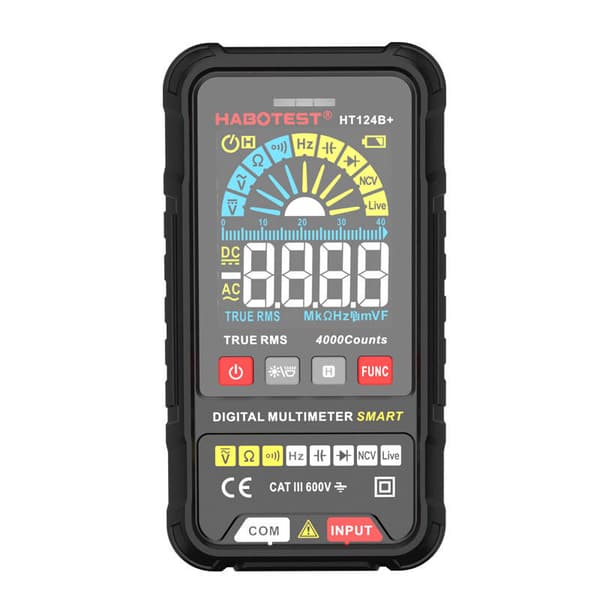 Habotest HT124B+ digitalt universal multimeter