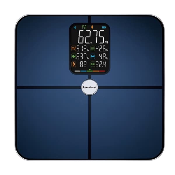 SMART IOS ANDROID ANALYTISK BADEVÆRELSESVÆGT KLAUSBERG KB-7940