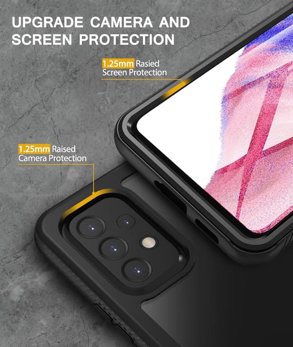 SORT BUMPER ETUI TIL SAMSUNG GALAXY A33 5G