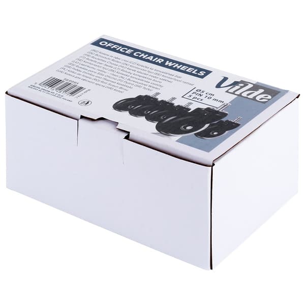 Hjul til stol IKEA gummi 5 cm / 10 mm 5 stk.