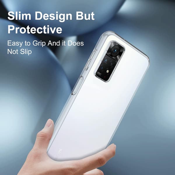 FODRAL TILL REDMI NOTE 11 PRO/ REDMI NOTE 11 PRO+ TRANSPARENT 2X GLAS