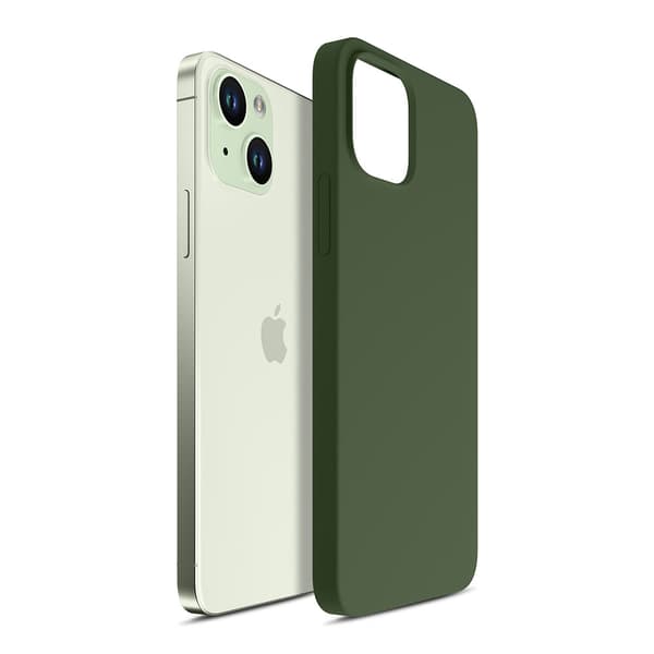 Apple iPhone 15 Plus - 3mk Hardy Silikon MagCase Alpine Green