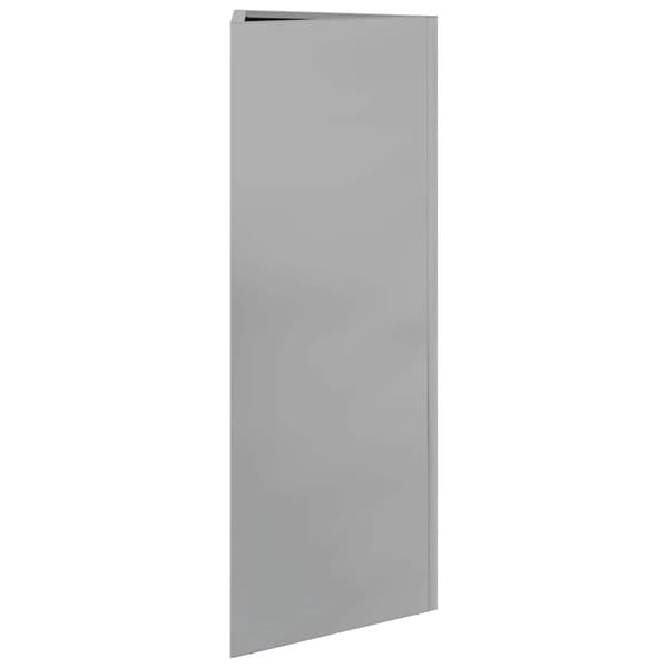 vidaXL Triangulär trädgårdslåda 30x26x75 cm galvaniserat stål