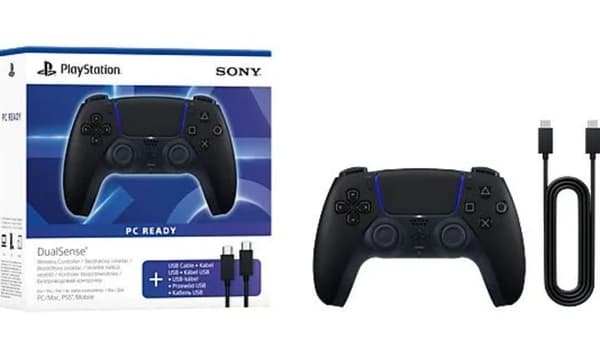 PLAYSTATION DualSense -peliohjain, yönmusta (USB, PC), musta