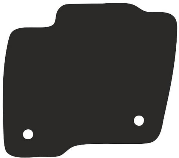 polyamid chaufførmåtte med gummibagside til Ford Galaxy MK3 minivan 2015-