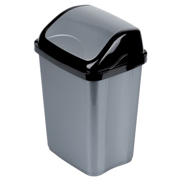 Plastik skraldespand grå 10 l