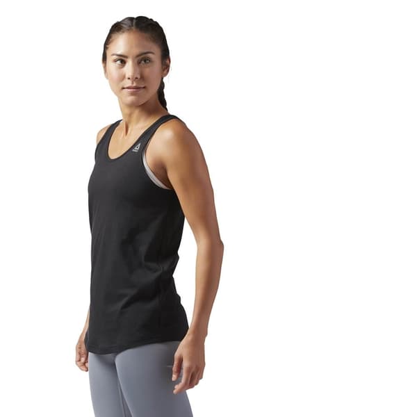 Reebok Elements Ärmlös T-shirt Svart S