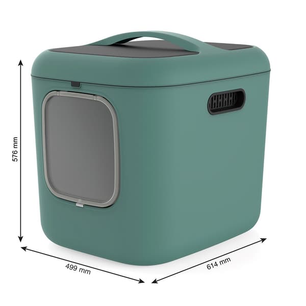 Rotho Vit XL Kattlåda 61,4 cm Grön