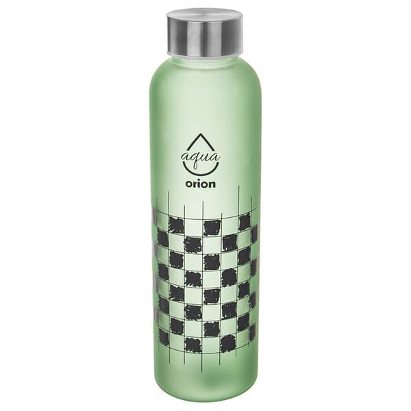 Grøn glasflaske til vand 600 ml