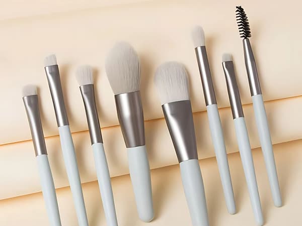 Makeupborstar etui med stängning 500-pack