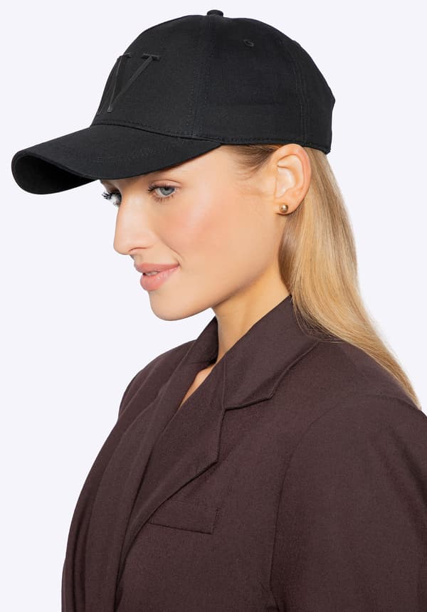Wittchen Herr Bomulls Basebollkeps Unisex Svart Svart Bomull