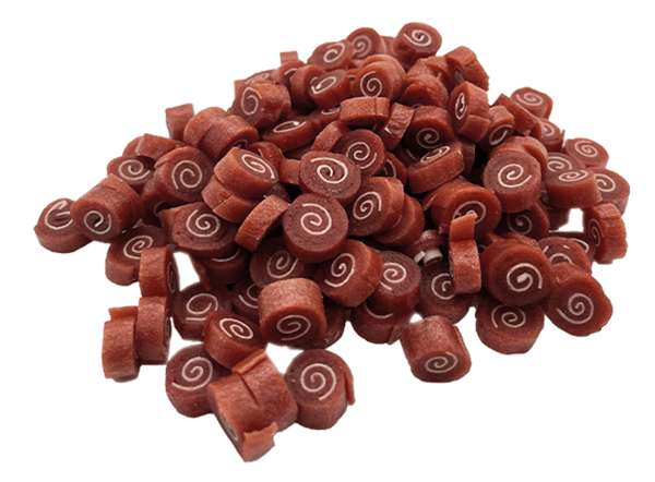UNIQ PETS HUNDBEHANDLINGAR Tuggbara 500g ankrullar