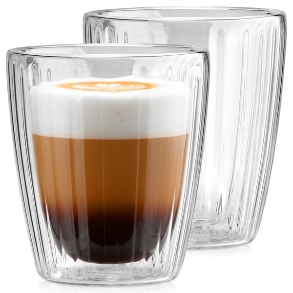 Dubbelväggiga termoglas för kaffe och te 230 ml 2 st