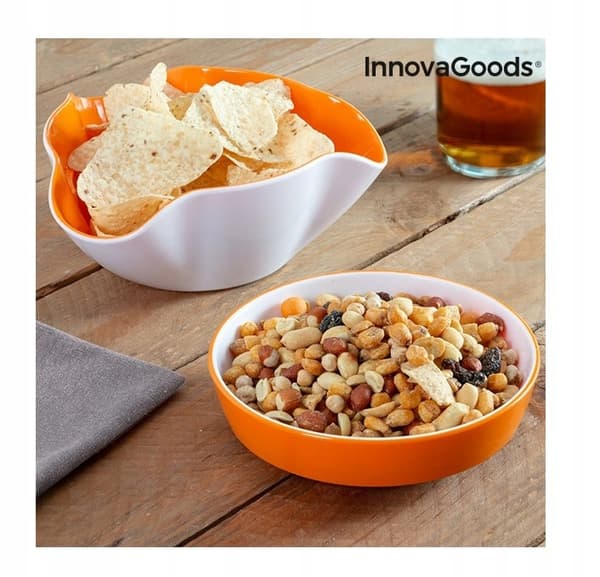 INNOVAGOODS 2-i-1 SNACKSALADSKÅL