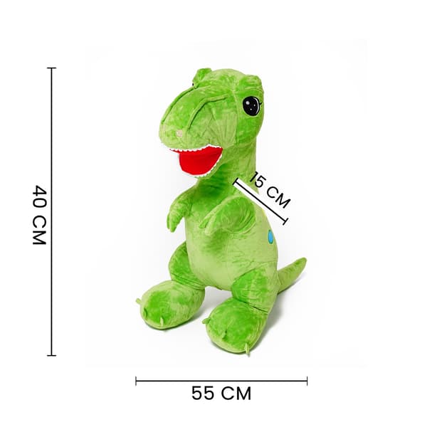 Dinosaurie Edi 60cm - grön