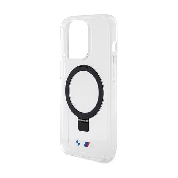 BMW Ring Stand M Collection MagSafe - iPhone 15 Pro -kotelo (läpinäkyvä)