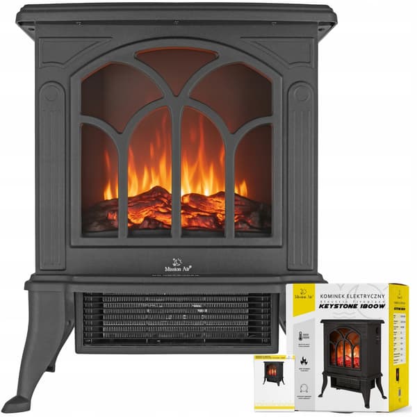 KEYSTONE ELEKTRISK KAMIN 1800W