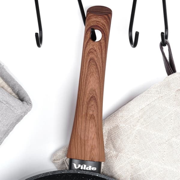 Granit stegepande BLACK&WOOD 26 cm