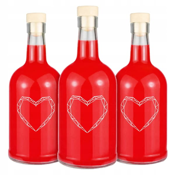 10X TADEK-FLASKOR 500ml med tryck för tinkturer