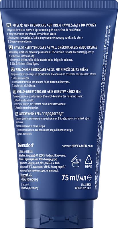 NIVEA MEN Protect & Care fuktighetskräm för ansiktet 75 ml
