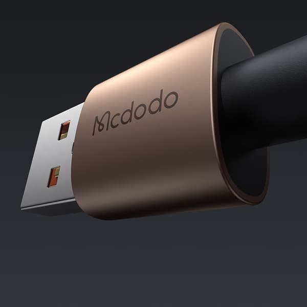 MCDODO USB-KABEL SNABBLADDNING FÖR IPHONE LIGHTNING PD 36W 1M LED GULD