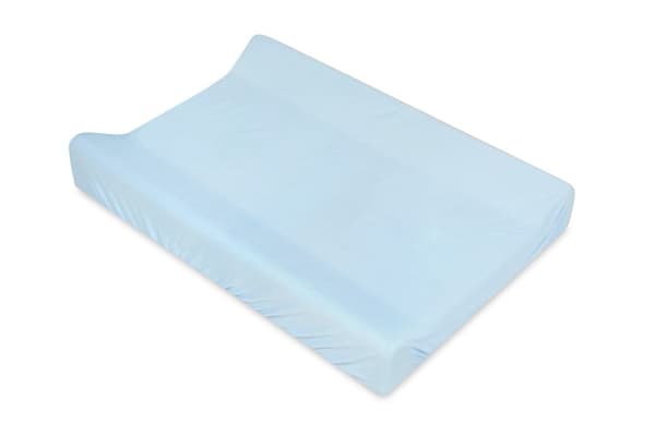 BAMBOO Skötbordsöverdrag 2-pack 50x70/80 Ljusblå