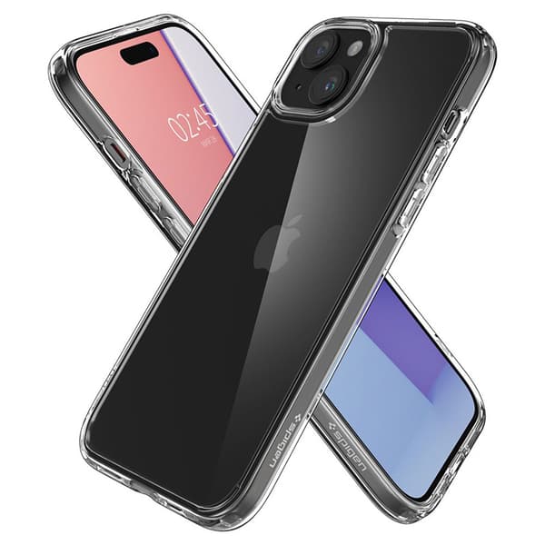 Spigen Ultra Hybrid - Etui til iPhone 15 (Klar)