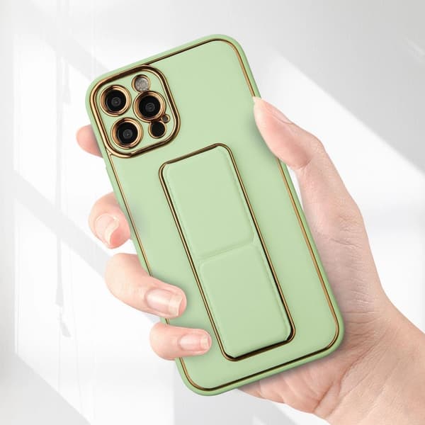 Nyt Kickstand Cover til iPhone 13 Pro med stativ, sort