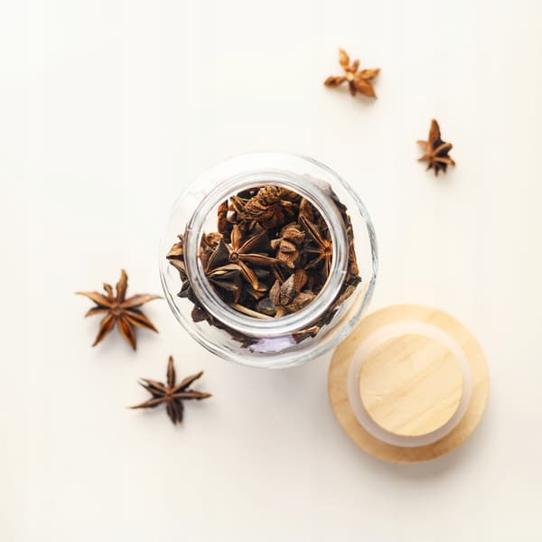 5x lasipurkki 160ml mausteille