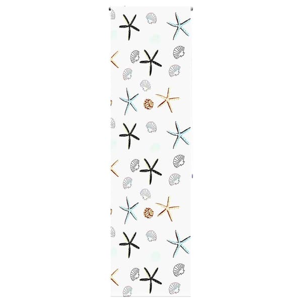 vidaXL Duschrullgardin 80x240 cm Tygbredd 76 cm