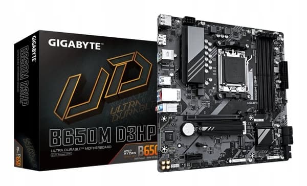 Gigabyte B650M D3HP Micro ATX bundkort, DDR5, 4K understøttelse