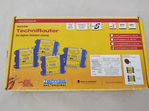 TechniRouter 5/2x4K SCR UniCable TechniSat