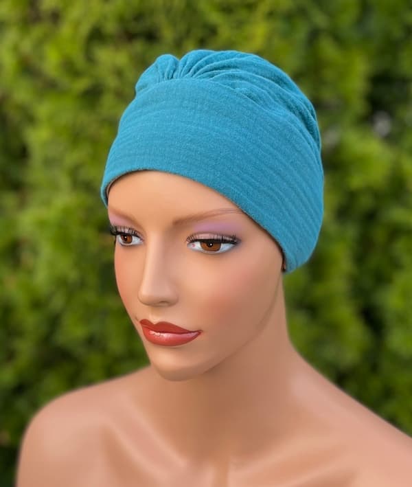 Dametørklæde Tess 005 muslin turban, også efter kemoterapi
