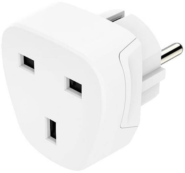 Hama Basic rejseadapter UK-stik til EU-stik
