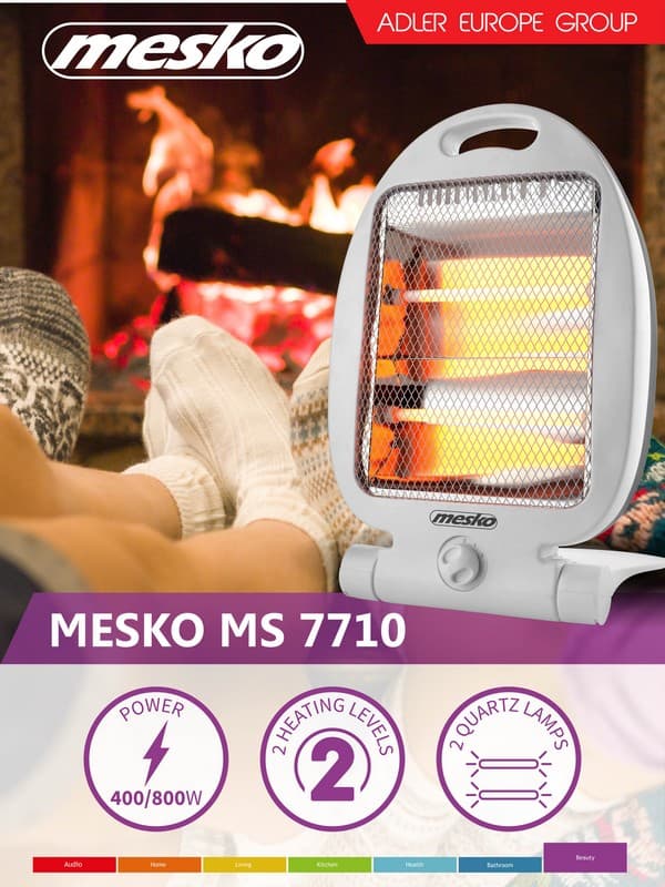 QUARTZ HEATER MS 7710 - DE-MS7710