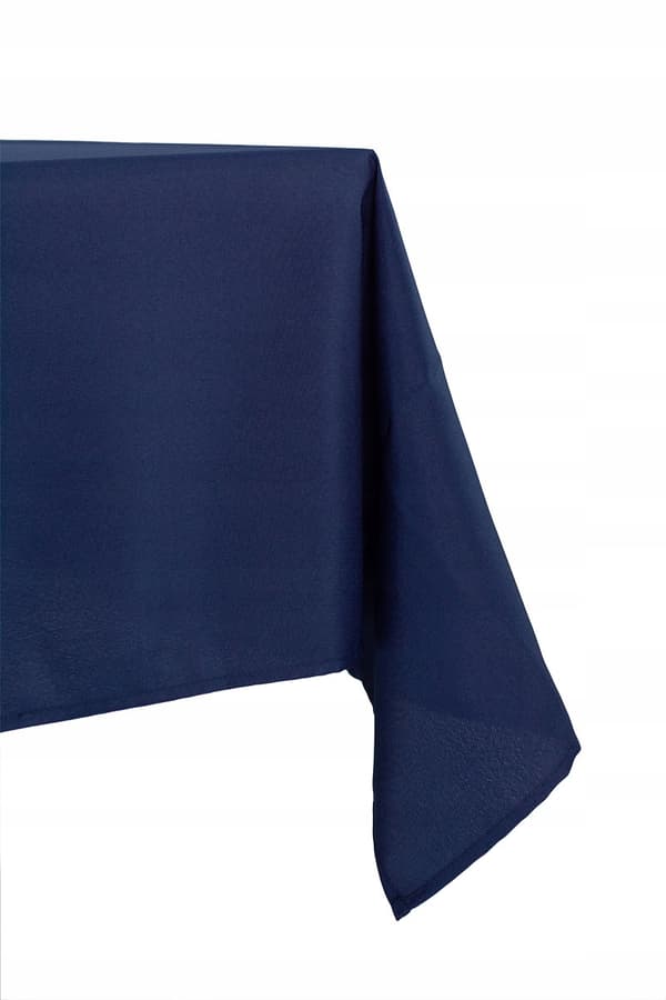 Pletafvisende rektangulær dug, tyk polyester, 280x170 cm, marineblå