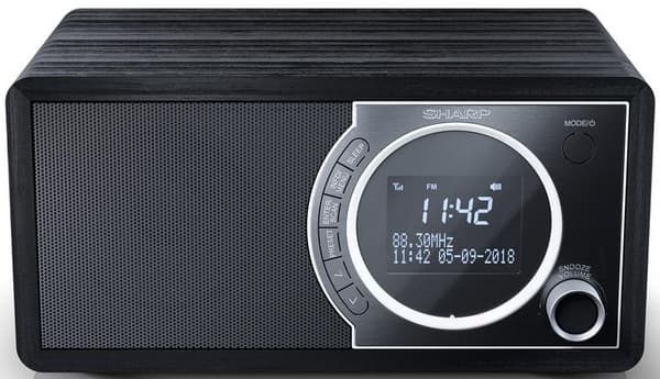SHARP DR-450 Sort Radio