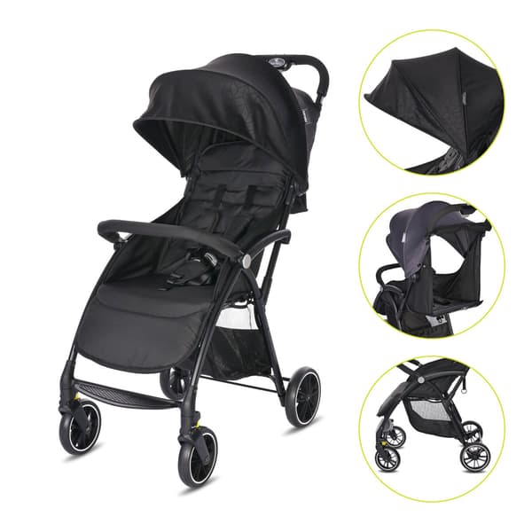 Lorelli Fresh - barnvagn upp till 22 kg | Black Jasper