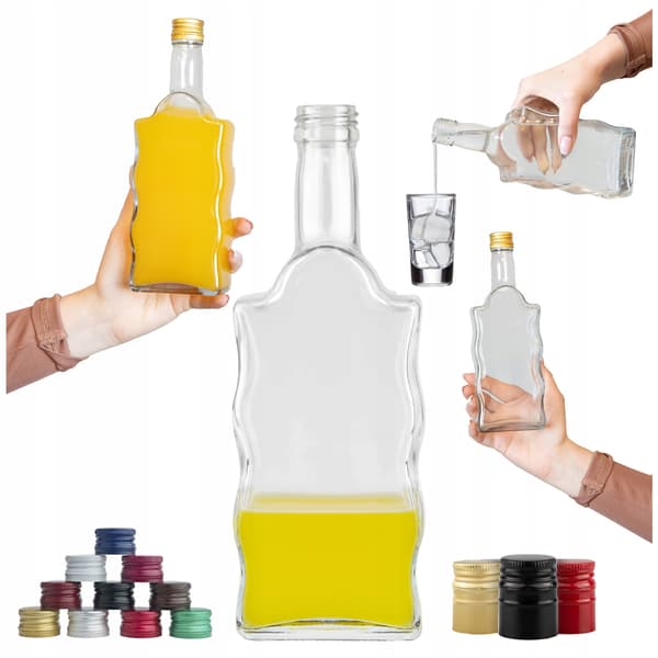 50x Glasflaska Warta 500ml + kork Glasflaskor för hembränt