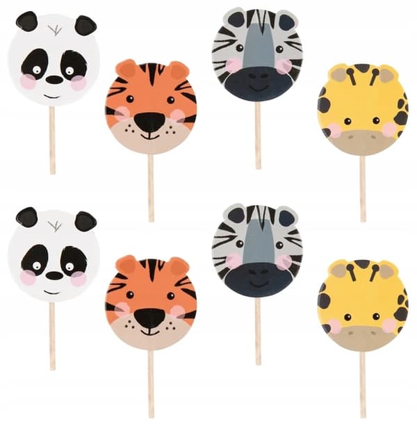 Muffin kagetopper DYR 8 cm, 8 stk.