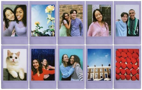 FUJIFILM Instax Mini Lavendelramme 10 ark