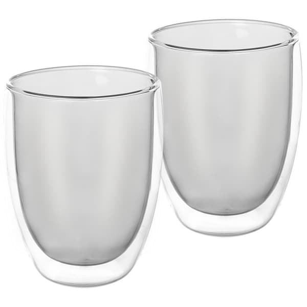 Dobbeltvæggede termiske glas til latte DOUBLE 370 ml 2 stk.