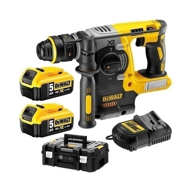 18V XR BL HAMMARBORRCHUCK 2*5.0AH TSTAK - DW DCH274P2T