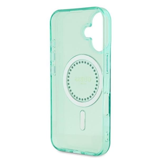 Guess IML Strass MagSafe - iPhone 16 Plus-skal (grönt)