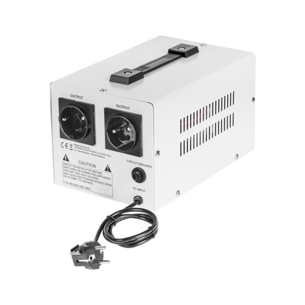 Spændingsregulator servomotor 230V 1000VA Kemot